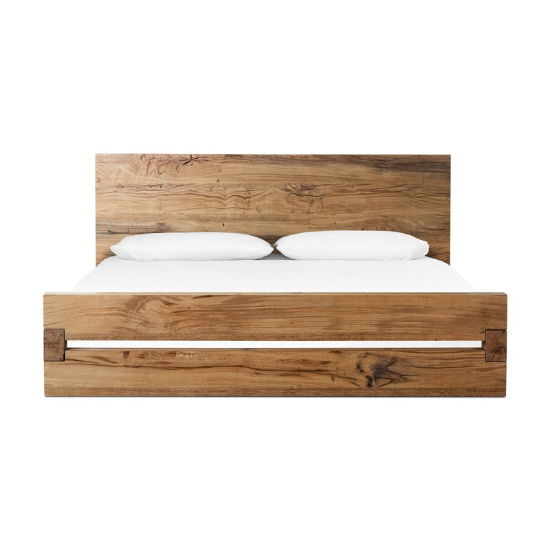 Lia Bed - Natural Reclaimed French Oak