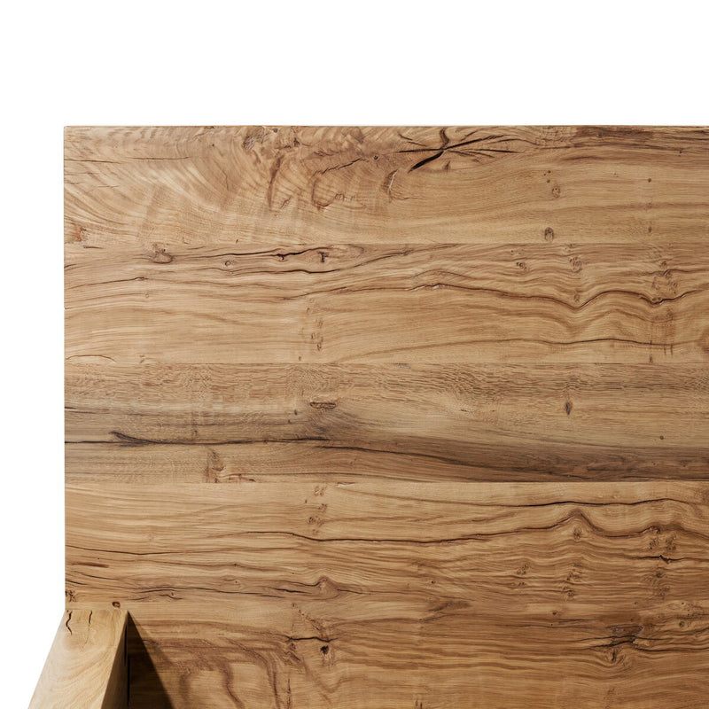 Lia Bed - Natural Reclaimed French Oak