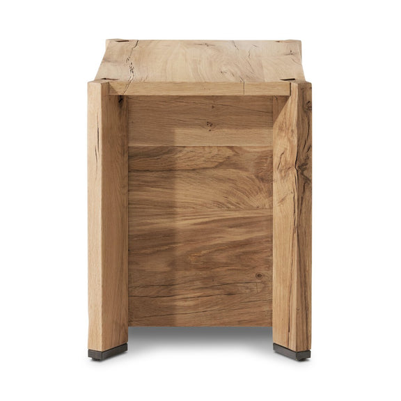 Cassio Nightstand - Natural Reclaimed French Oak