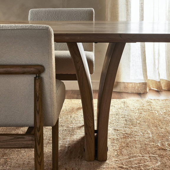 Marcon Dining Table - Natural Reclaimed French Oak