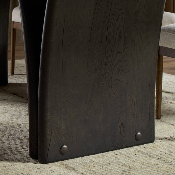 Marcon Dining Table - Dark Espresso Reclaimed French Oak