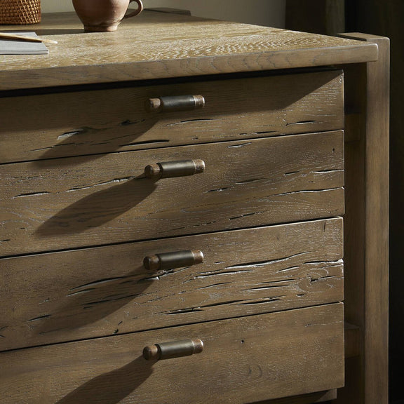 Marcela Desk - Grey Reclaimed French Oak