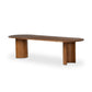 Paden Dining Table - Seasoned Brown Acacia