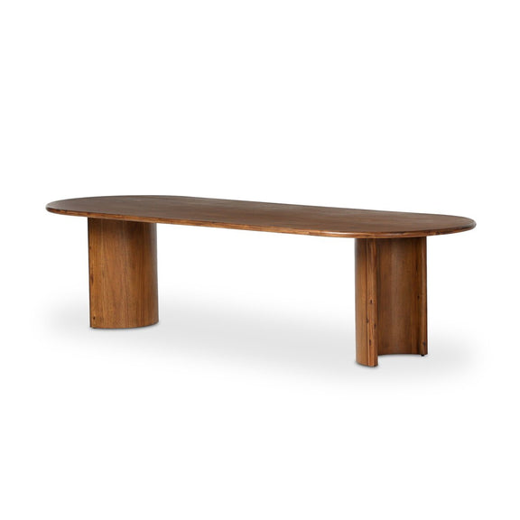 Paden Dining Table - Seasoned Brown Acacia