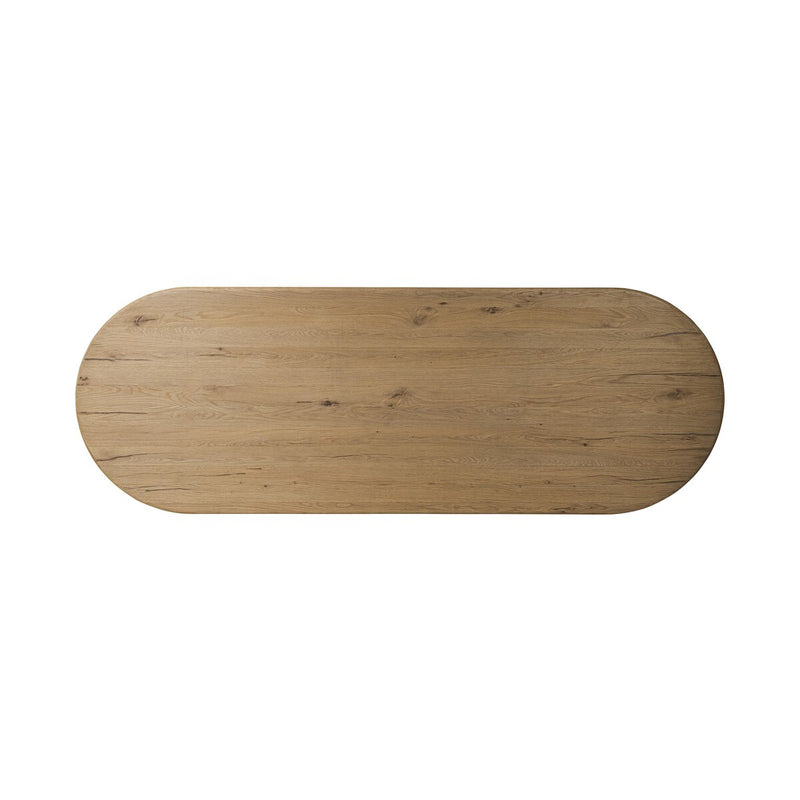 Paden Dining Table - Worn Oak Veneer