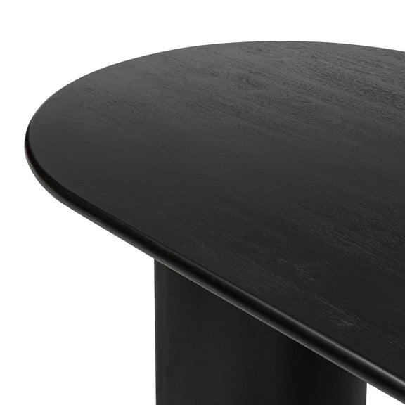 Paden Dining Table - Aged Black Acacia