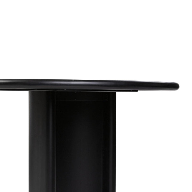 Paden Dining Table - Aged Black Acacia