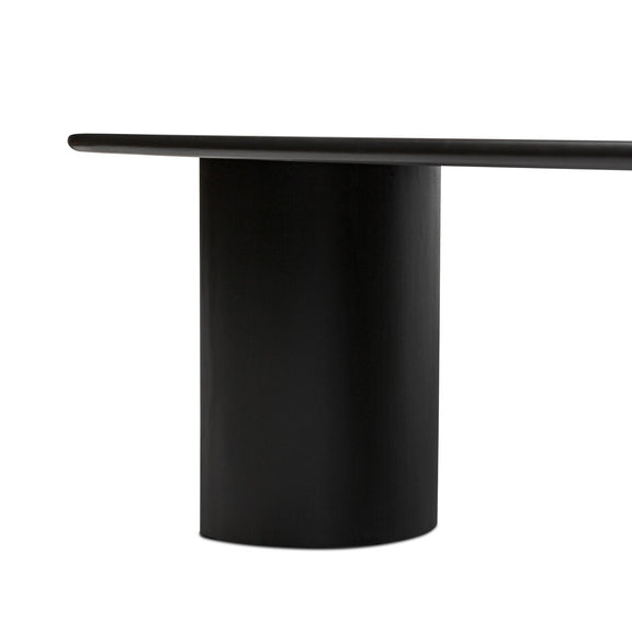 Paden Dining Table - Aged Black Acacia