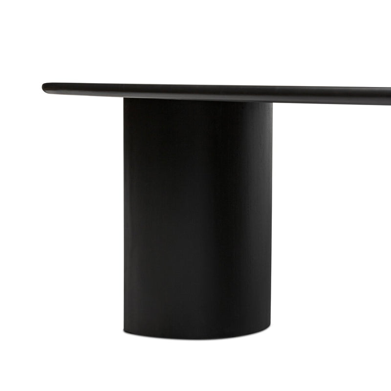 Paden Dining Table - Aged Black Acacia