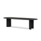 Paden Dining Table - Aged Black Acacia