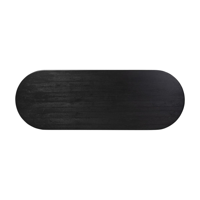 Paden Dining Table - Aged Black Acacia