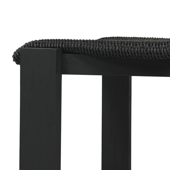 Roxy Outdoor Dining Chair - Faux Black Hyacinth