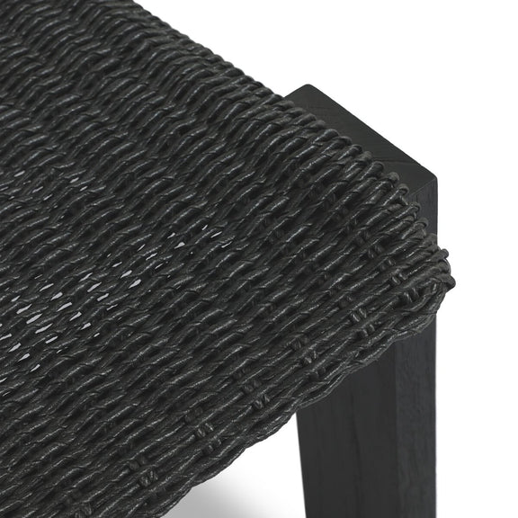 Roxy Outdoor Dining Chair - Faux Black Hyacinth