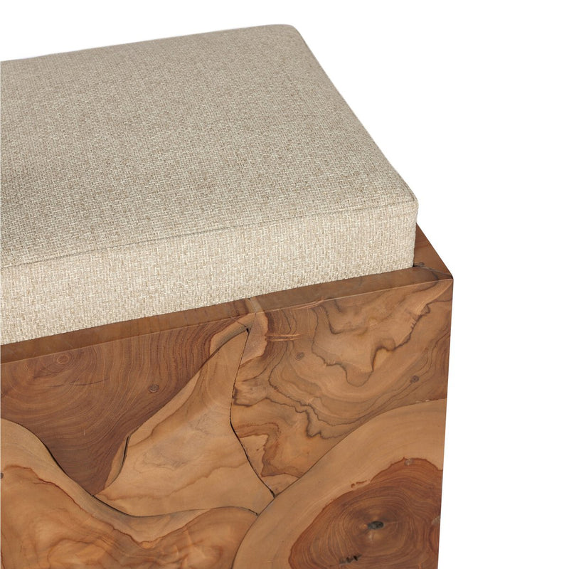 Tomlin Outdoor Stool - Hayes Cream