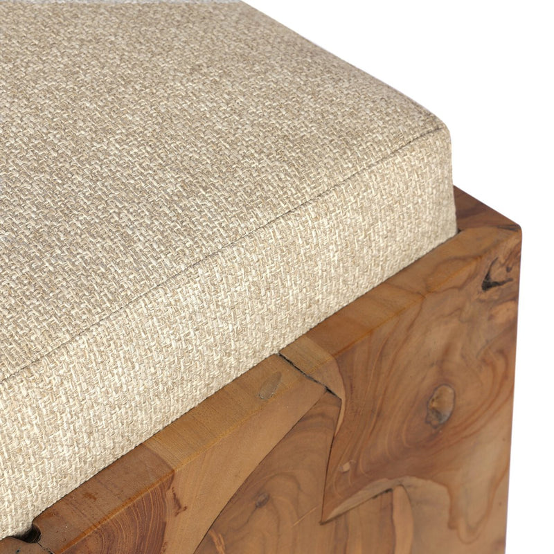 Tomlin Outdoor Stool - Hayes Cream