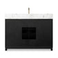 Millie Single Wide Vanity - Satin Drifted Black Veneer