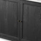 Millie Single Wide Vanity - Satin Drifted Black Veneer