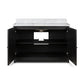 Millie Single Wide Vanity - Satin Drifted Black Veneer