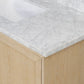 Millie Single Wide Vanity - Satin Bleached Oak Veneer