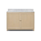 Millie Single Wide Vanity - Satin Bleached Oak Veneer
