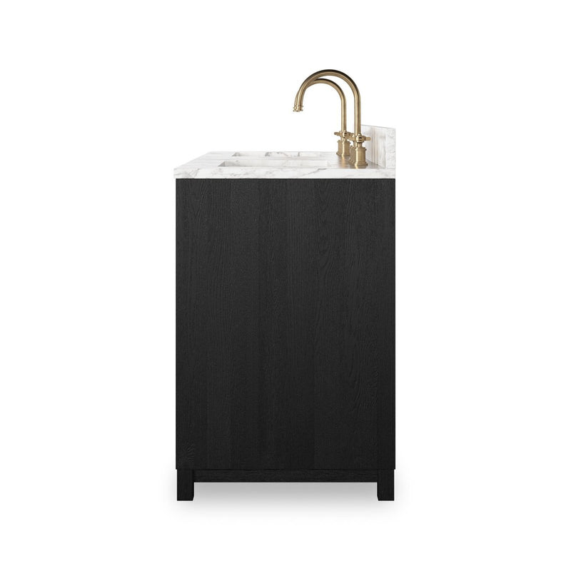 Millie Double Vanity - Satin Drifted Black Veneer