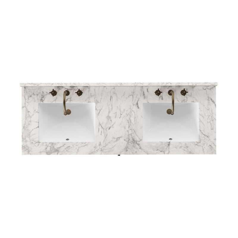 Millie Double Vanity - Satin Drifted Black Veneer