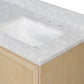 Millie Double Vanity - Satin Bleached Oak Veneer