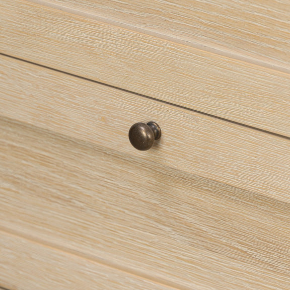 Millie Double Vanity - Satin Bleached Oak Veneer