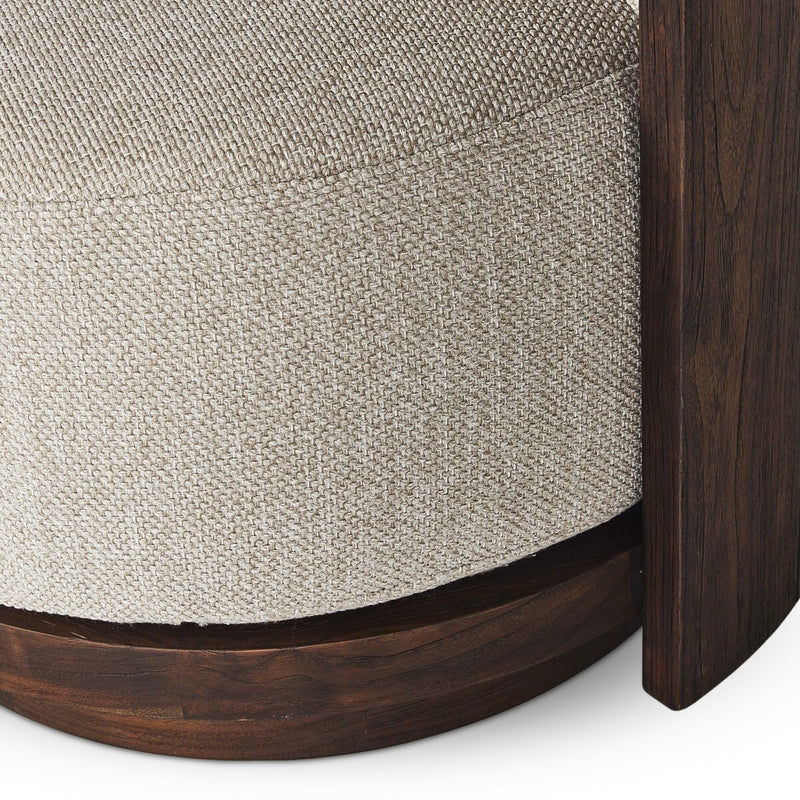 Ozzy Outdoor Swivel Chair - Ramiro Ecru