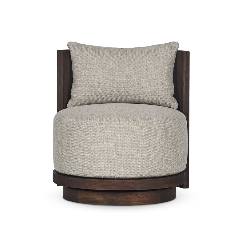 Ozzy Outdoor Swivel Chair - Ramiro Ecru