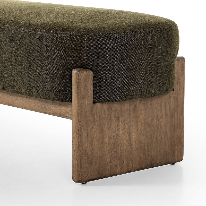 Kirby Accent Bench - Sutton Olive