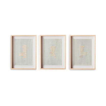 Galactic Triptych I by Jade Dacay - Natural Maple