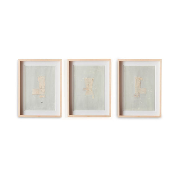 Galactic Triptych I by Jade Dacay - Natural Maple