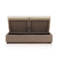 Lorelei Outdoor Double Chaise - Alessi Buff