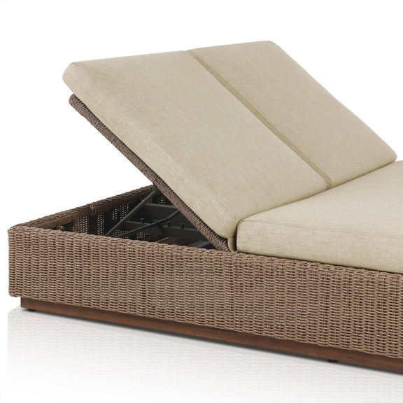 Lorelei Outdoor Double Chaise - Alessi Buff
