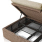 Lorelei Outdoor Double Chaise - Alessi Buff