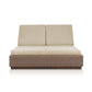 Lorelei Outdoor Double Chaise - Alessi Buff