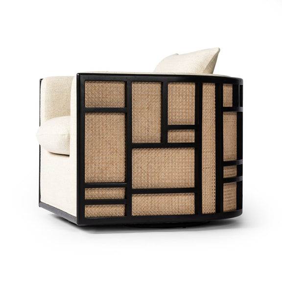 June Swivel Chair - Thames Cream