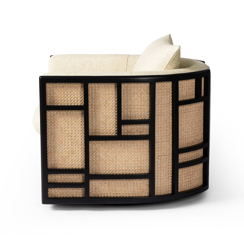 June Swivel Chair - Thames Cream