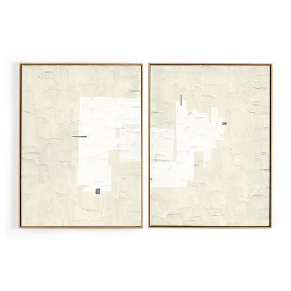Gary 014 Diptych by Jade Dacay - White Oak Floater