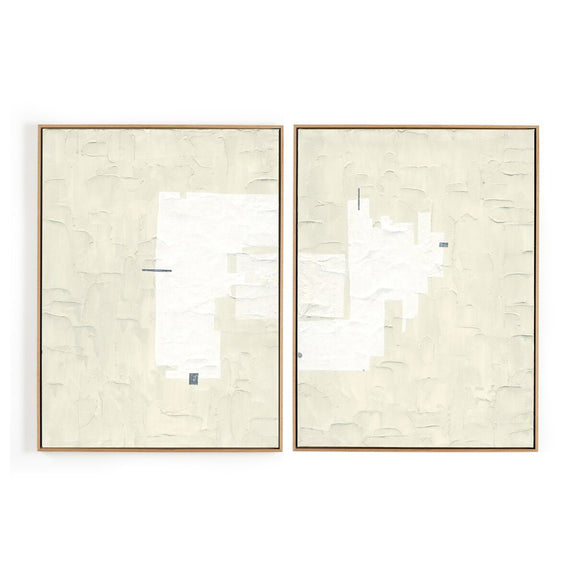 Gary 014 Diptych by Jade Dacay - White Oak Floater