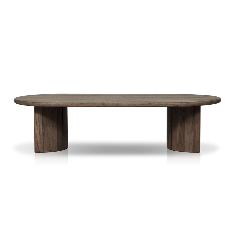 Paden Outdoor Coffee Table - Stained Toasted Brown-fsc