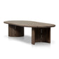 Paden Outdoor Coffee Table - Stained Toasted Brown-fsc