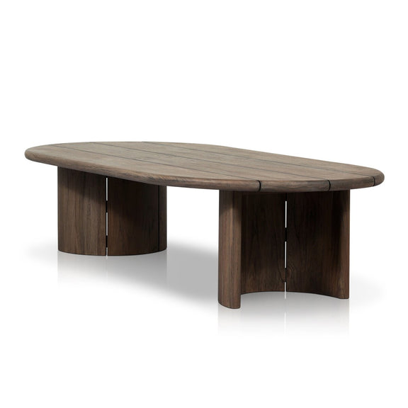 Paden Outdoor Coffee Table - Stained Toasted Brown-fsc