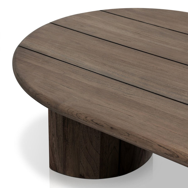 Paden Outdoor Coffee Table - Stained Toasted Brown-fsc