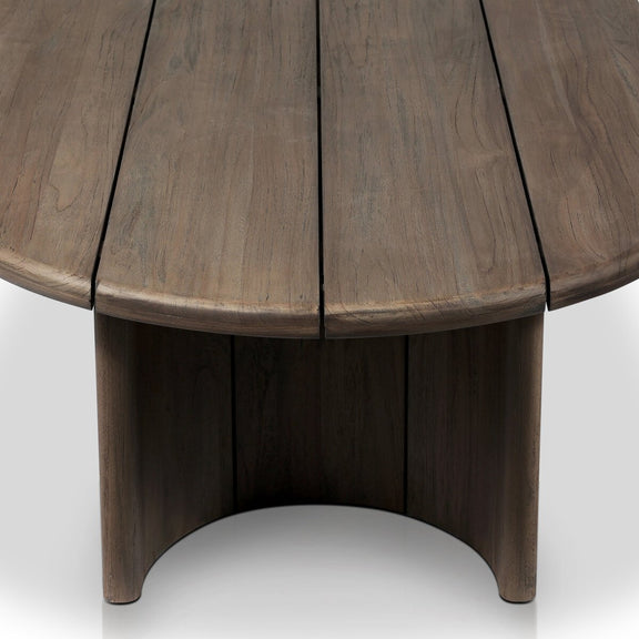 Paden Outdoor Coffee Table - Stained Toasted Brown-fsc