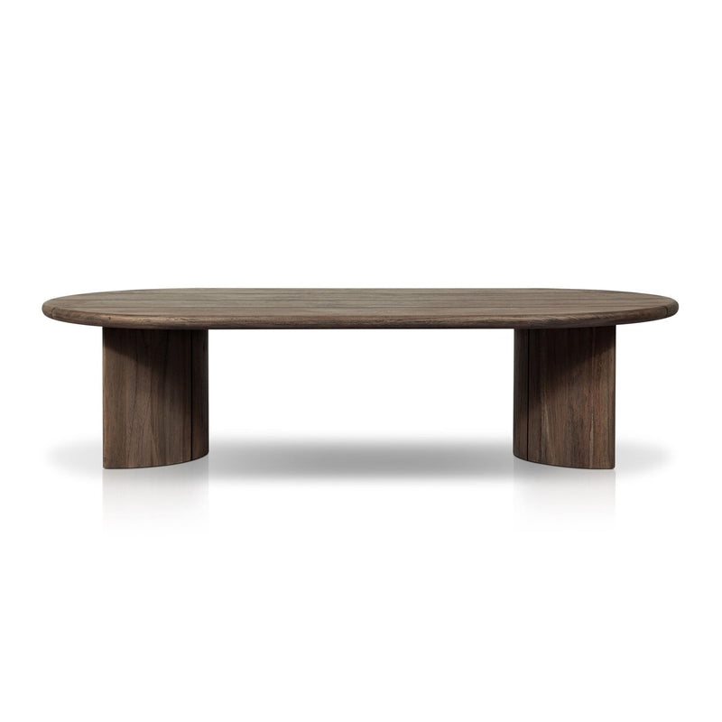 Paden Outdoor Coffee Table - Stained Toasted Brown-fsc