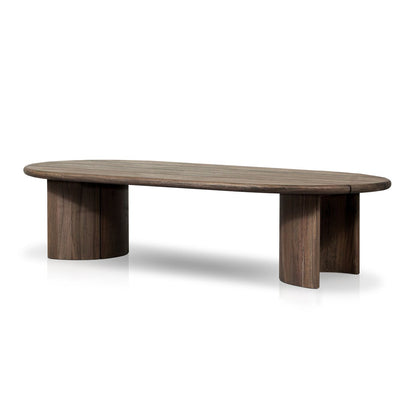 Paden Outdoor Coffee Table - Stained Toasted Brown-fsc
