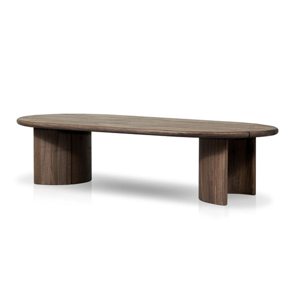 Paden Outdoor Coffee Table - Stained Toasted Brown-fsc
