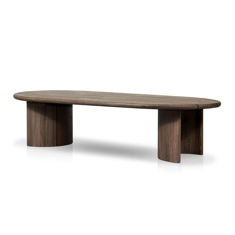 Paden Outdoor Coffee Table - Stained Toasted Brown-fsc